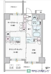 デュオステージ大山の物件間取画像